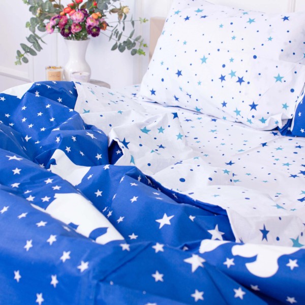 Фото - Комплект постельного белья MirSon Бязь 19-0809 Luna 175х210 см (2200001162983)